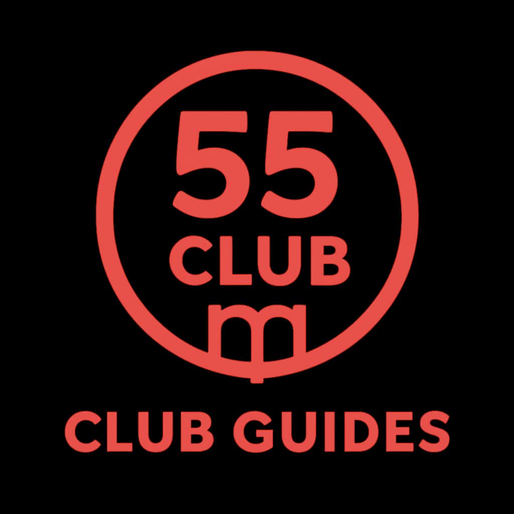 Icon concept for 55 Club Guides as a help resource.