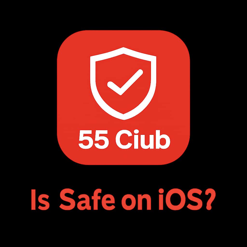 An icon representing the safety and guidelines for using 55 Club on iOS.